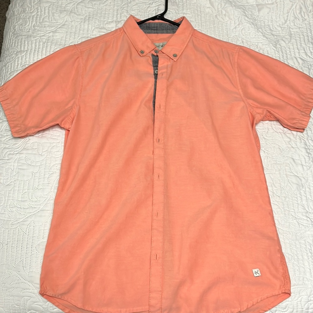 Mens Departwest short sleeve button down